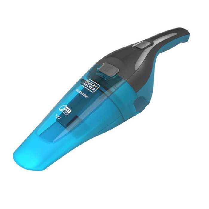 Black & Decker 7.2V Cordless Handheld Vacuum Cleaner - Wet/Dry Dustbuster WDC215WA | Powerful Portable Vac for Car, Home, Pet Hair & Quick Cleanups