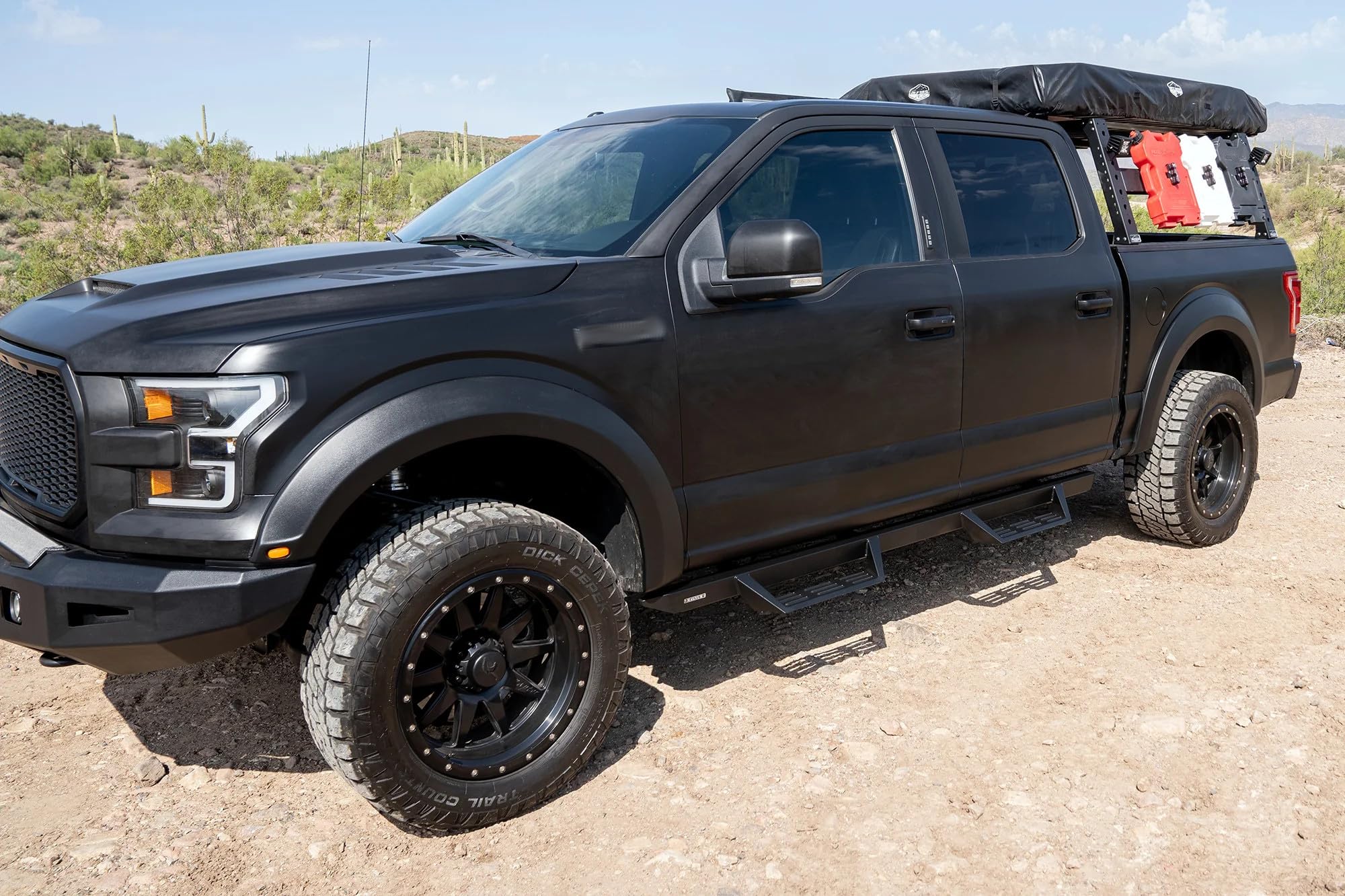 Magnum RT Gen 2 Drop Steps Running Boards Black for 2019-2025 Ford Ranger Crew Cab | Heavy Duty Nerf Bars | Off-Road Side Steps for Truck Access & Protection | Perfect for Outdoor Adventures & Daily Commute