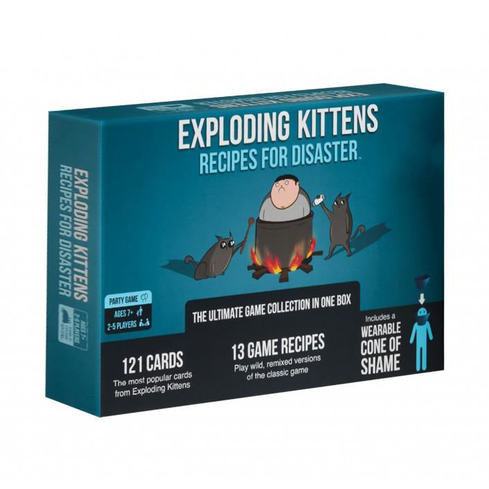 Exploding Kittens: Recipes for Disaster Card Game - Fun Family Party Game for Adults & Kids - Perfect for Game Nights, Travel & Gifts