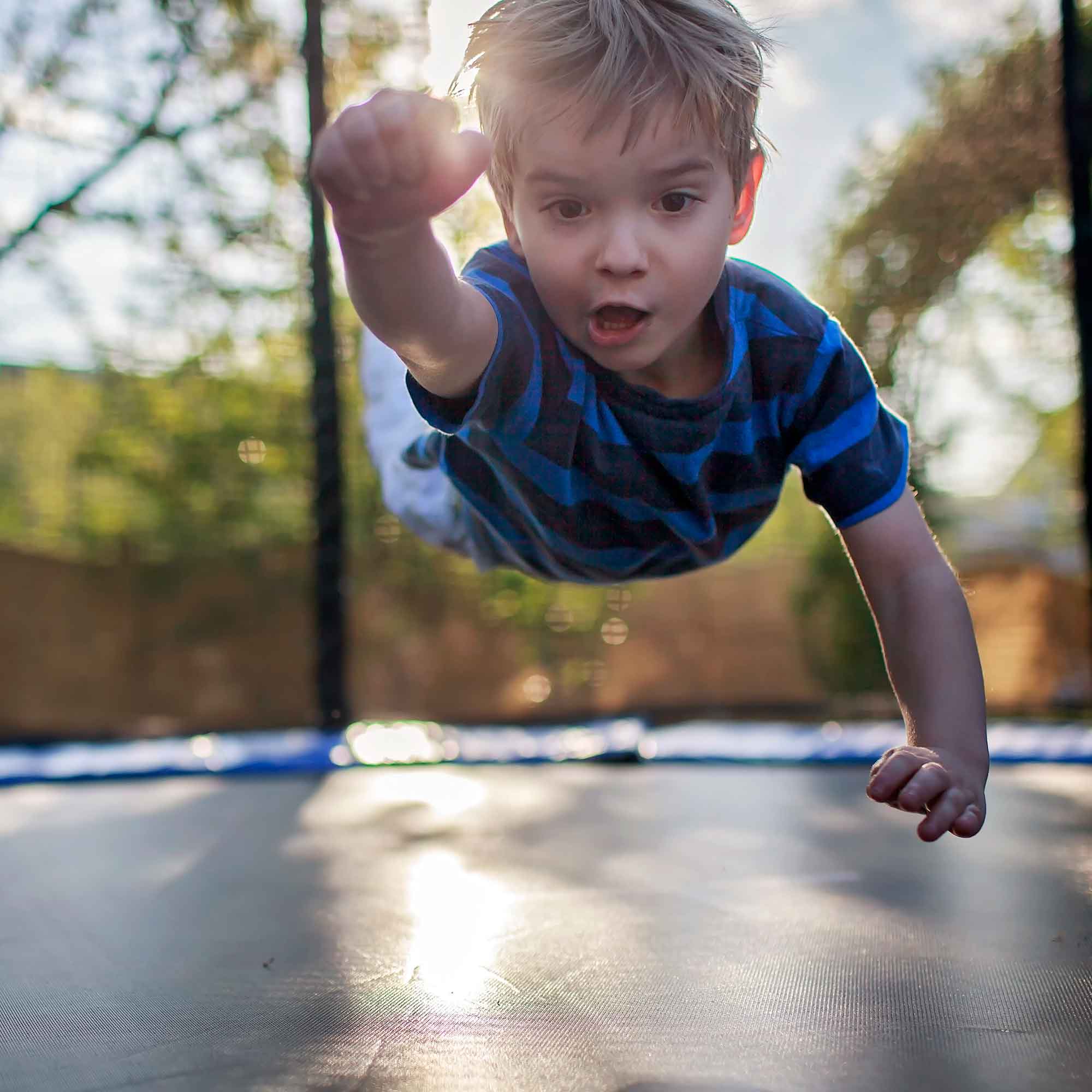 6ft Heavy Duty Outdoor Trampoline for Kids with Safety Enclosure Net - Includes Anchors & Ladder DL92 | Durable Backyard Bounce Toy for Children's Playtime, Exercise & Family Fun