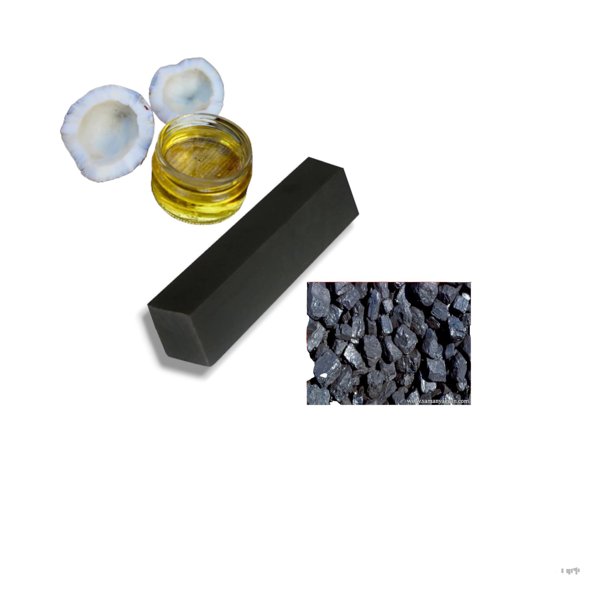 Natural Charcoal Soap Base (500g) for Deep Cleansing & Detox - Perfect for Acne Treatment, Blackhead Removal & Skincare Routine