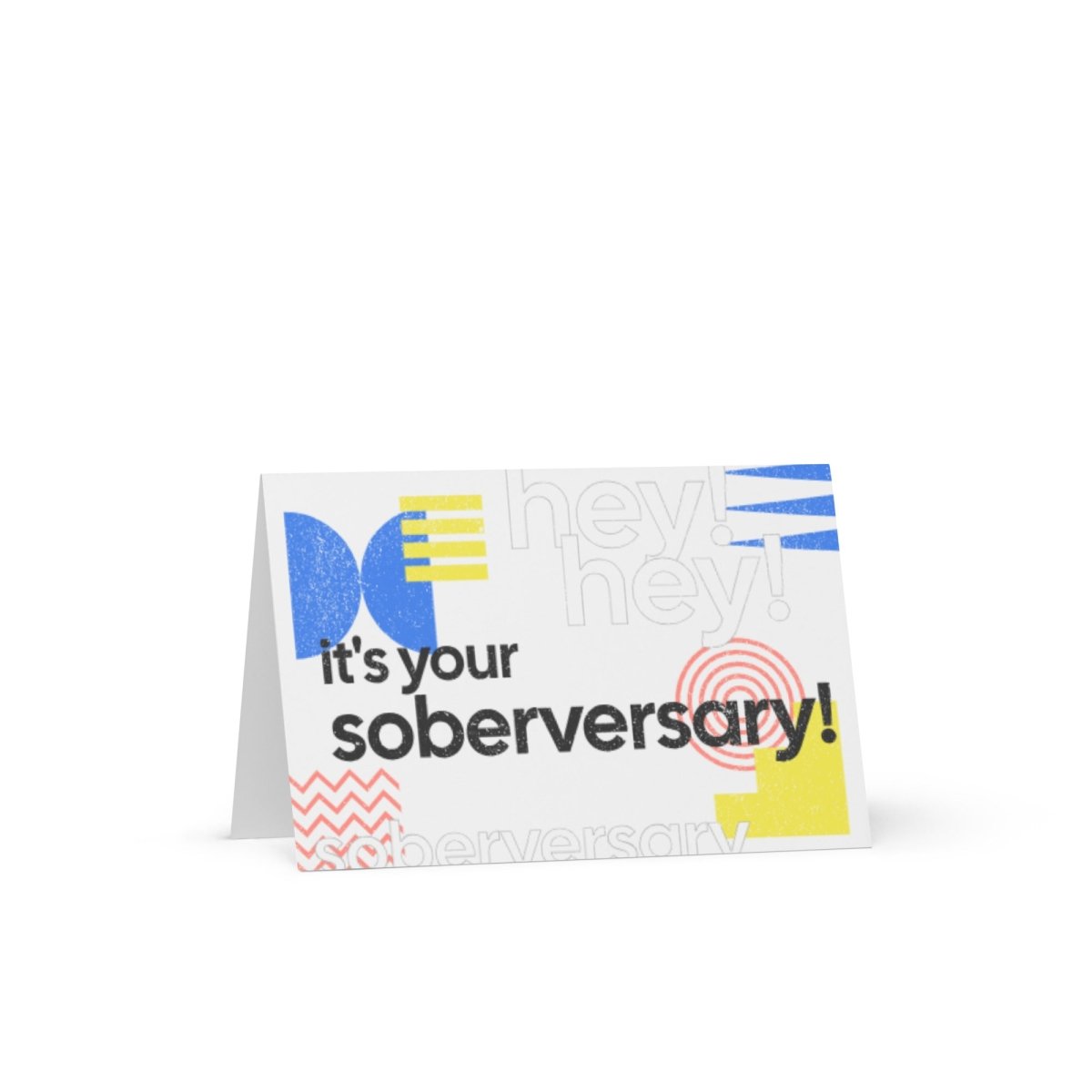 Celebrate Your Soberversary with This Inspirational Greeting Card - Perfect for Recovery Milestones & Addiction-Free Anniversaries