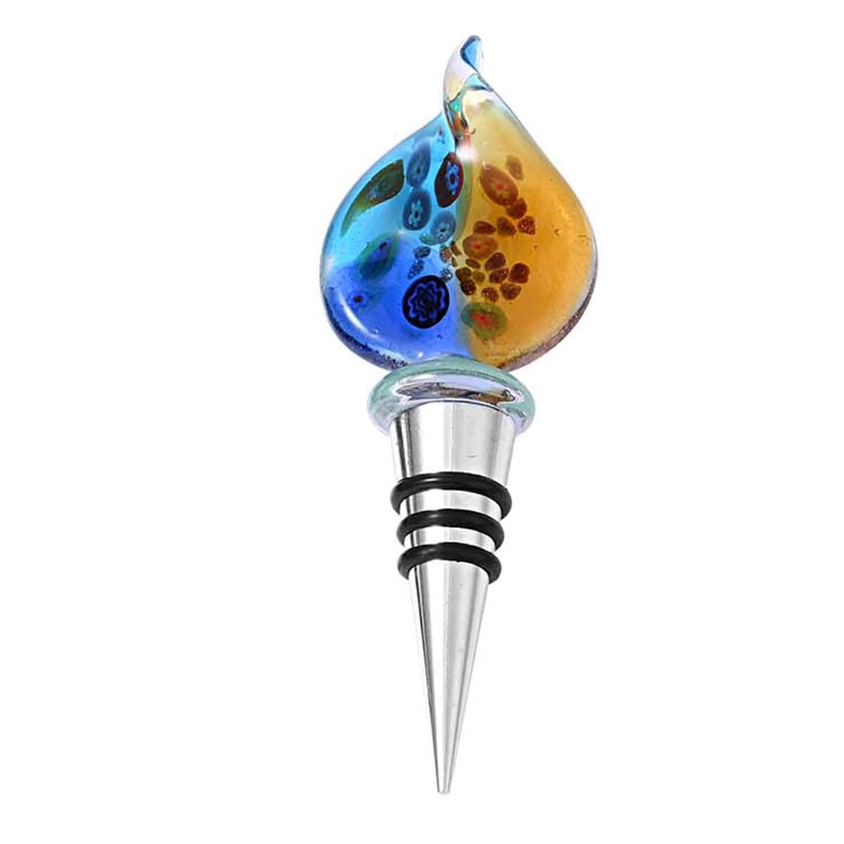 SHOP LC Glass Resin Bottle Stopper Pendant Necklace for Women - 20