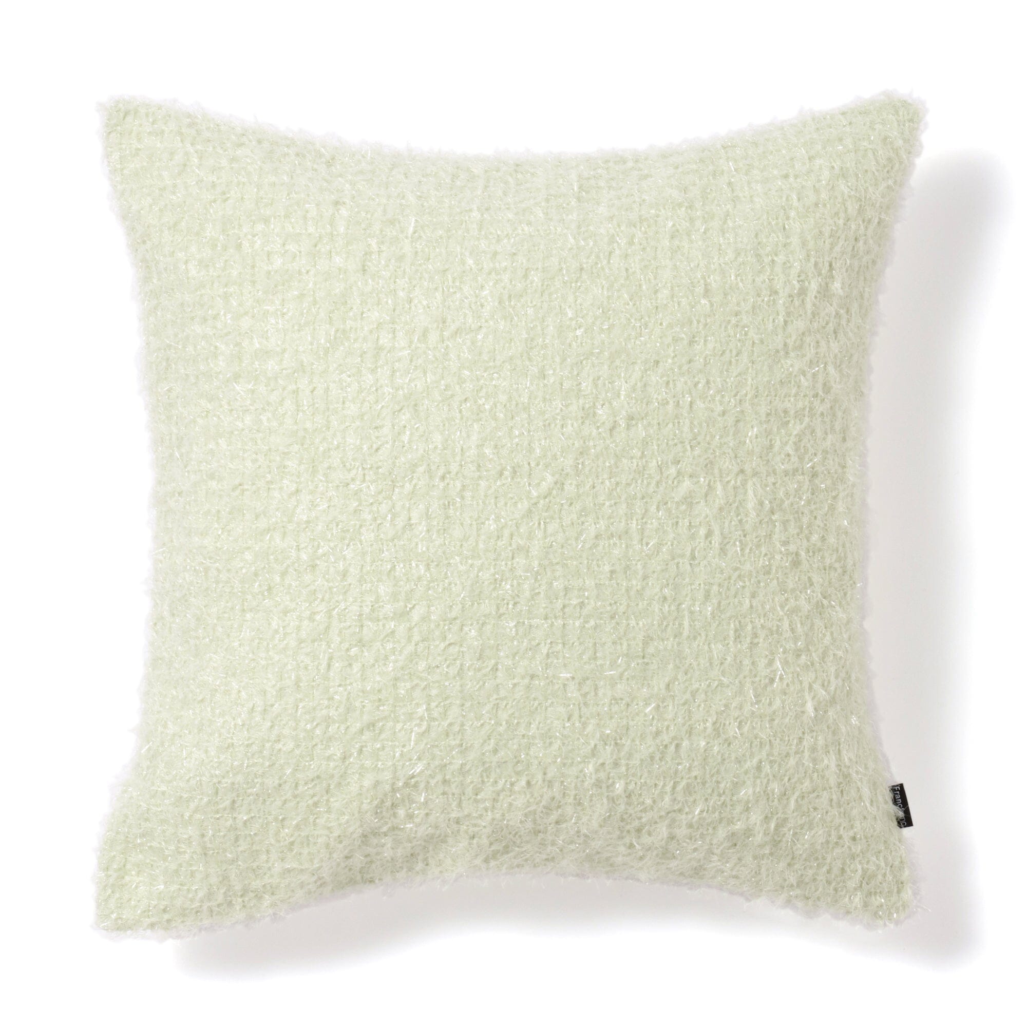 Premium 18x18 Inch Grid Cushion Cover - Light Green Decorative Pillow Case for Sofa, Bed & Outdoor Use - Machine Washable Square Cushion Slipcover