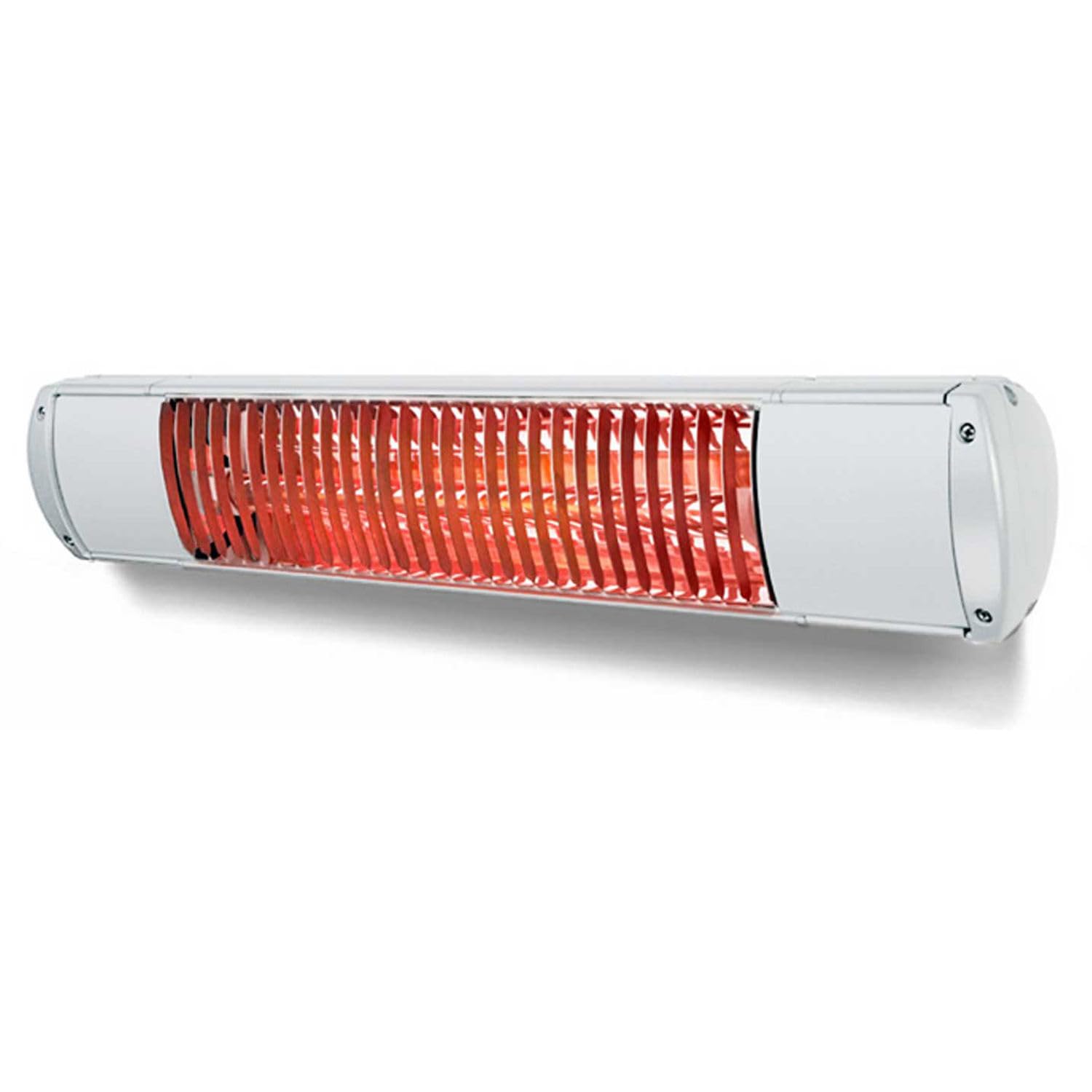 1500W Infrared Heater with Adjustable Thermostat - 120V White Space Heater for Home, Office & Garage - Energy Efficient Indoor Heating Solution