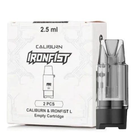 UWELL Caliburn & Ironfist L Replacement Pods - 2 Pack Empty Refillable Vape Pod Cartridges for Smooth Vaping Experience | Compatible with Caliburn G & Ironfist L Vape Devices | Perfect for On-the-Go Vaping & Flavor Switching