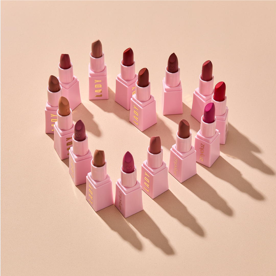 Lady Anyeluz Lipstick Bar - Long Lasting Matte Lipstick for Women, Hydrating & Non-Drying, Cruelty-Free - Perfect for Everyday Wear, Parties & Special Occasions
