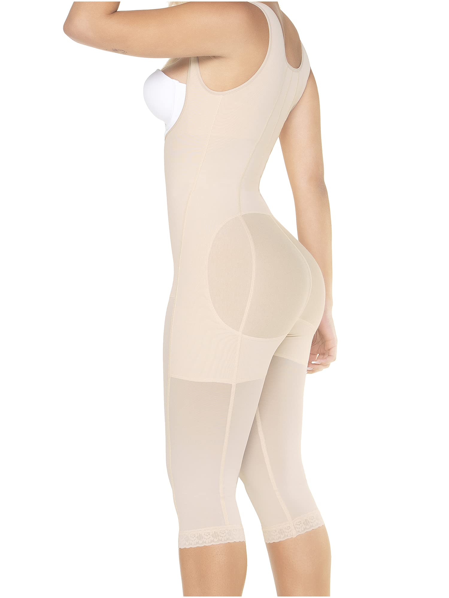 MARIAE FAJAS Tummy Control Shapewear Bodysuit - Colombian Open Bust Body Shaper for Women | Waist Trainer & Postpartum Recovery | Perfect for Everyday Wear, Special Occasions & Workouts