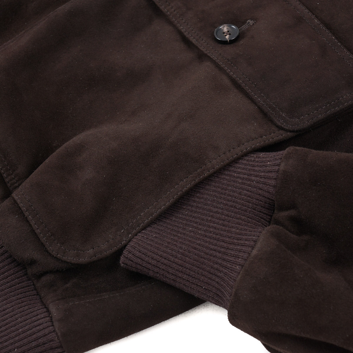 Premium Wool Lined Suede Bomber Jacket for Men - Warm Winter Aviator Style Coat - Perfect for Outdoor Adventures & Casual Wear