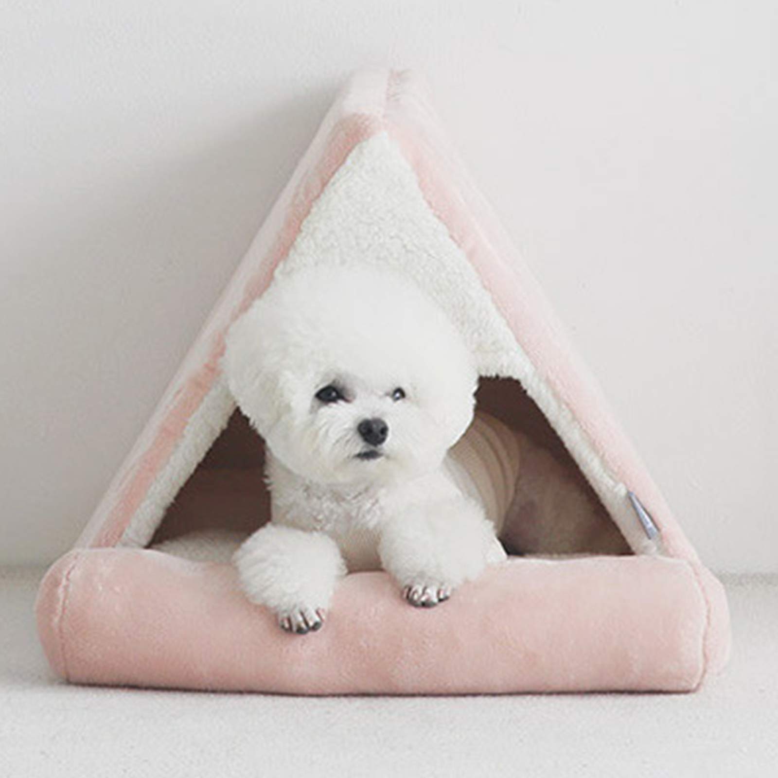 Cozy Fleece Hooded Pet Bed Tent for Cats & Small Dogs - Warm Indoor Sleeping Bag & Cuddle Pouch for Puppies & Kittens | Perfect for Winter Nights, Crate Training & Safe Havens