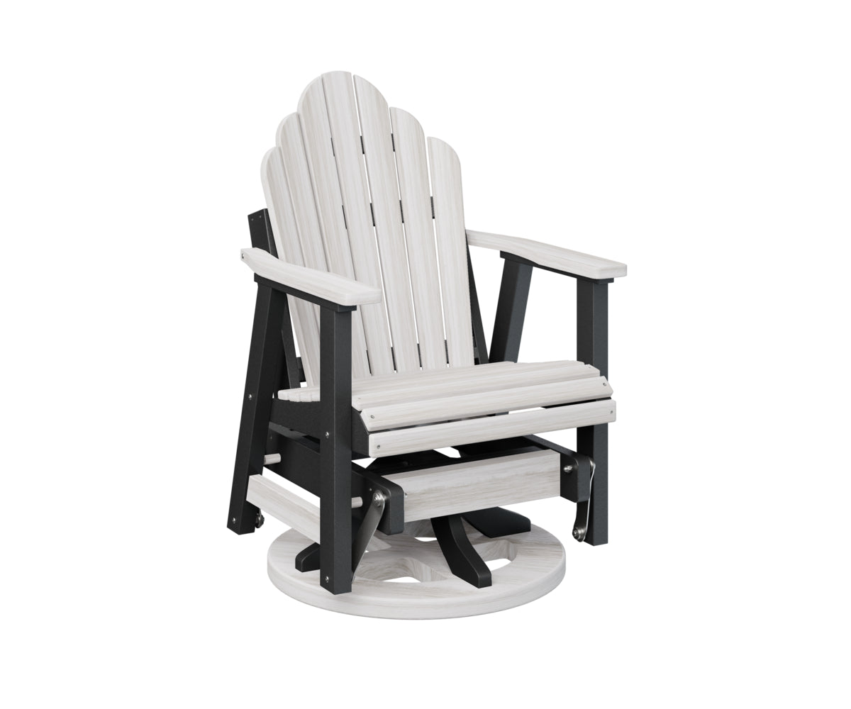 Berlin Gardens Cozi Back Swivel Glider - Outdoor Patio Rocking Chair with Cushion, Weather-Resistant for Garden, Deck, Porch & Poolside Relaxation