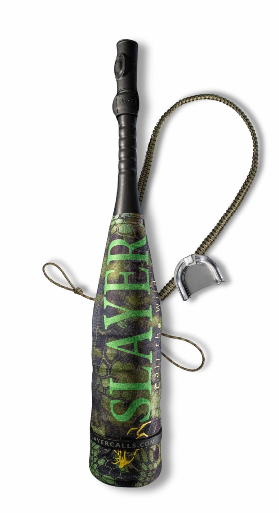 Realistic Elk Call - The Enchantress Elk Slayer Push Button Cow Elk Caller with Bugle, Strap & Replacement Reed | Hunting Gear for Elk Attraction & Wildlife Calling | Perfect for Hunting Season & Outdoor Adventures