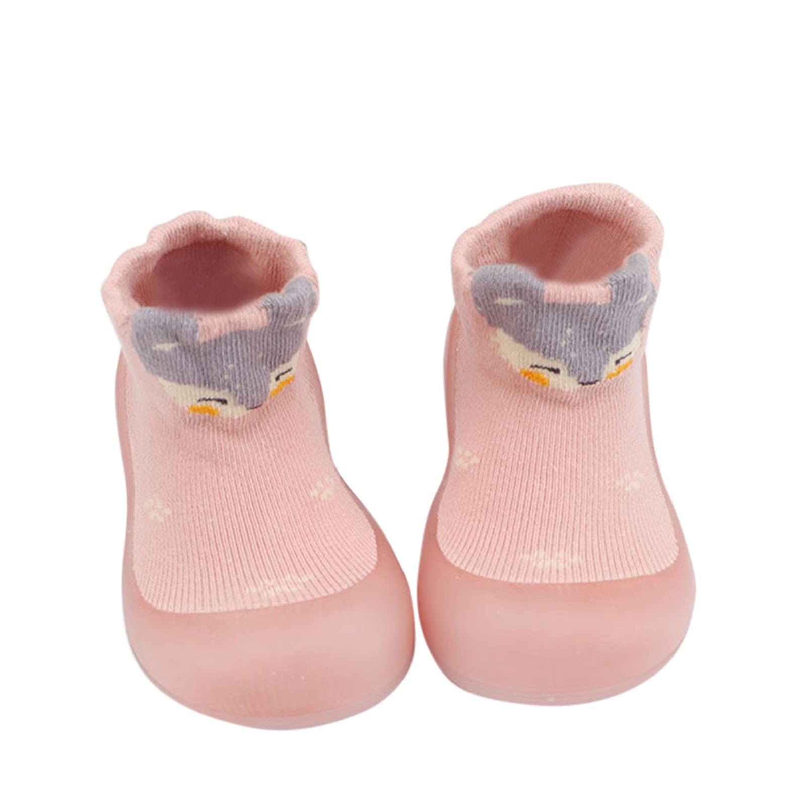 Baby Girls' Cute Animal Socks Shoes - Soft Indoor Walkers for Toddlers
