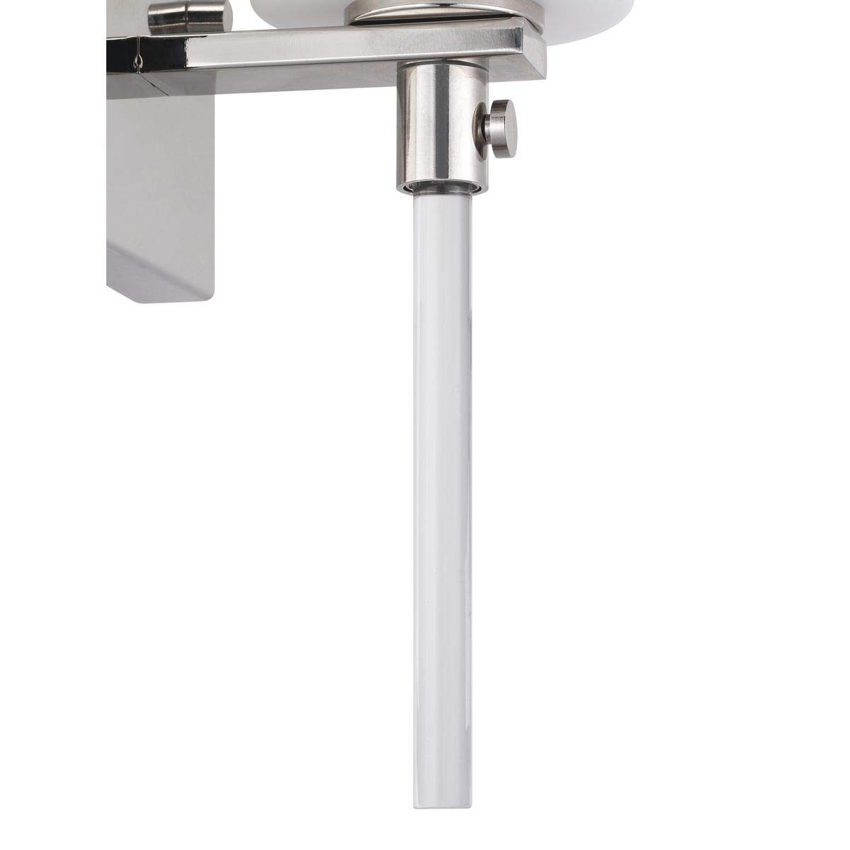 Progress Lighting P300197-104 Lisbon Bathroom Vanity Light Fixture in Brushed Nickel - Elegant Lighting for Bathroom, Powder Room & Dressing Area