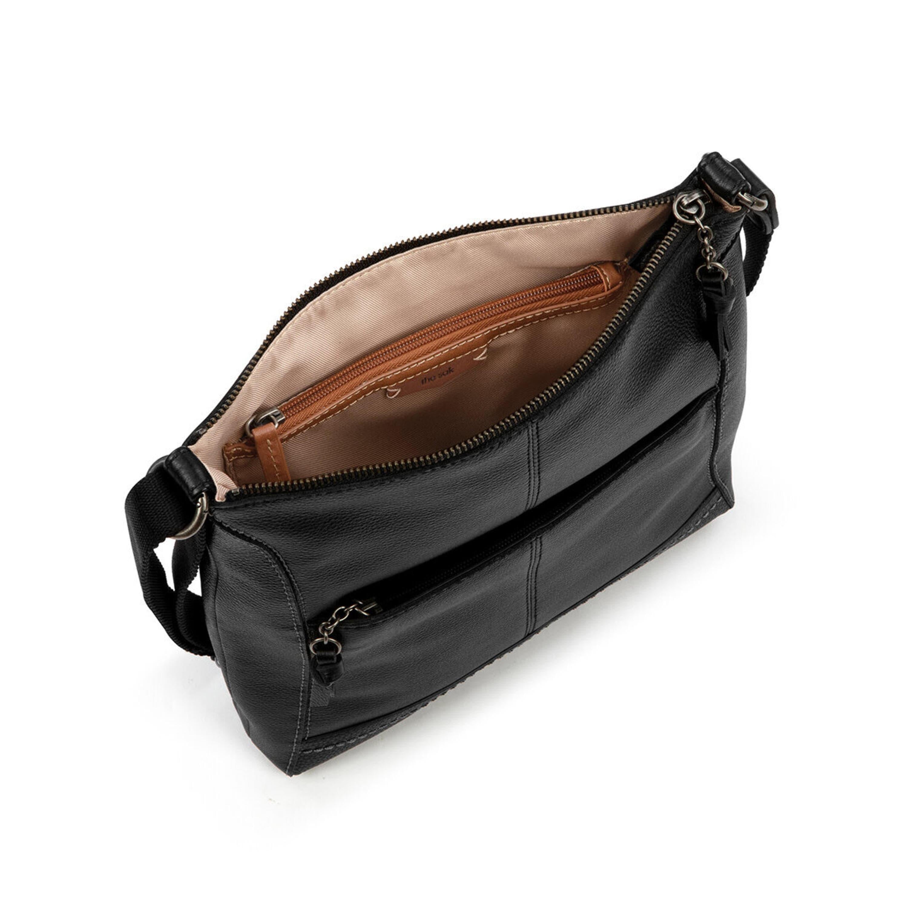 Lucia Genuine Leather Crossbody Bag for Women - Stylish Black Shoulder Purse - Perfect for Work, Travel & Everyday Use