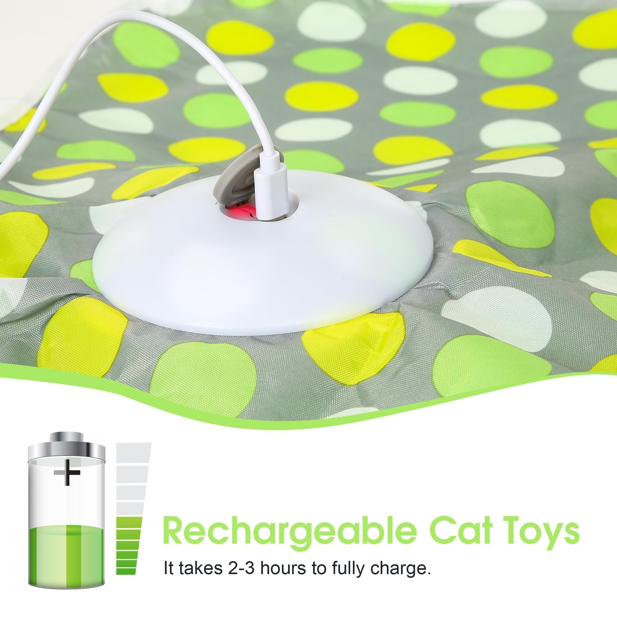 Interactive Cat Toys with Chirping & Motion Activation - Automatic Hunting Game for Indoor Kittens & Adult Cats - Fun Hide and Seek Play to Relieve Boredom - Perfect for Playtime, Exercise, and Mental Stimulation