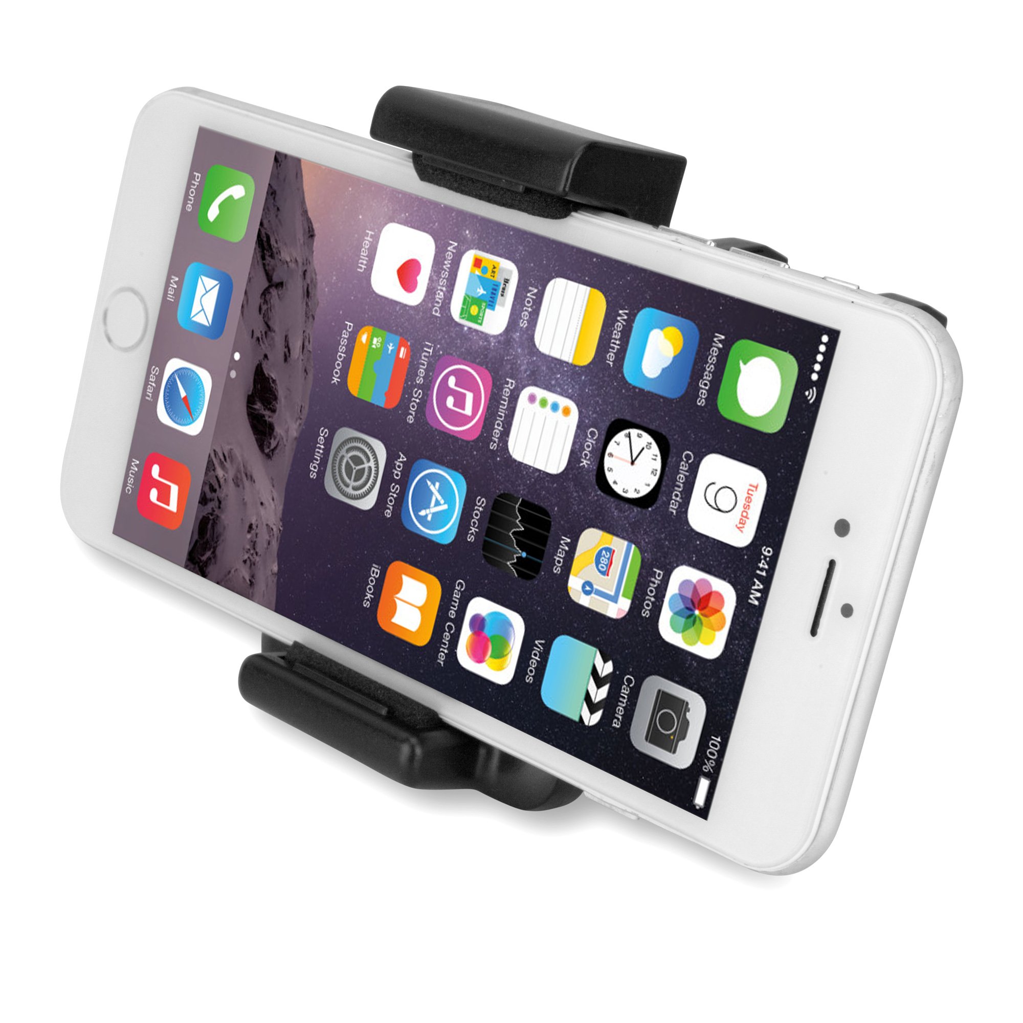 BoxWave EZView Car Mount Holder for ASUS ZenFone 2 - Hands-Free Phone Car Mount, Universal Smartphone Cradle for Safe Driving - Perfect for GPS Navigation, Music Streaming & Hands-Free Calling