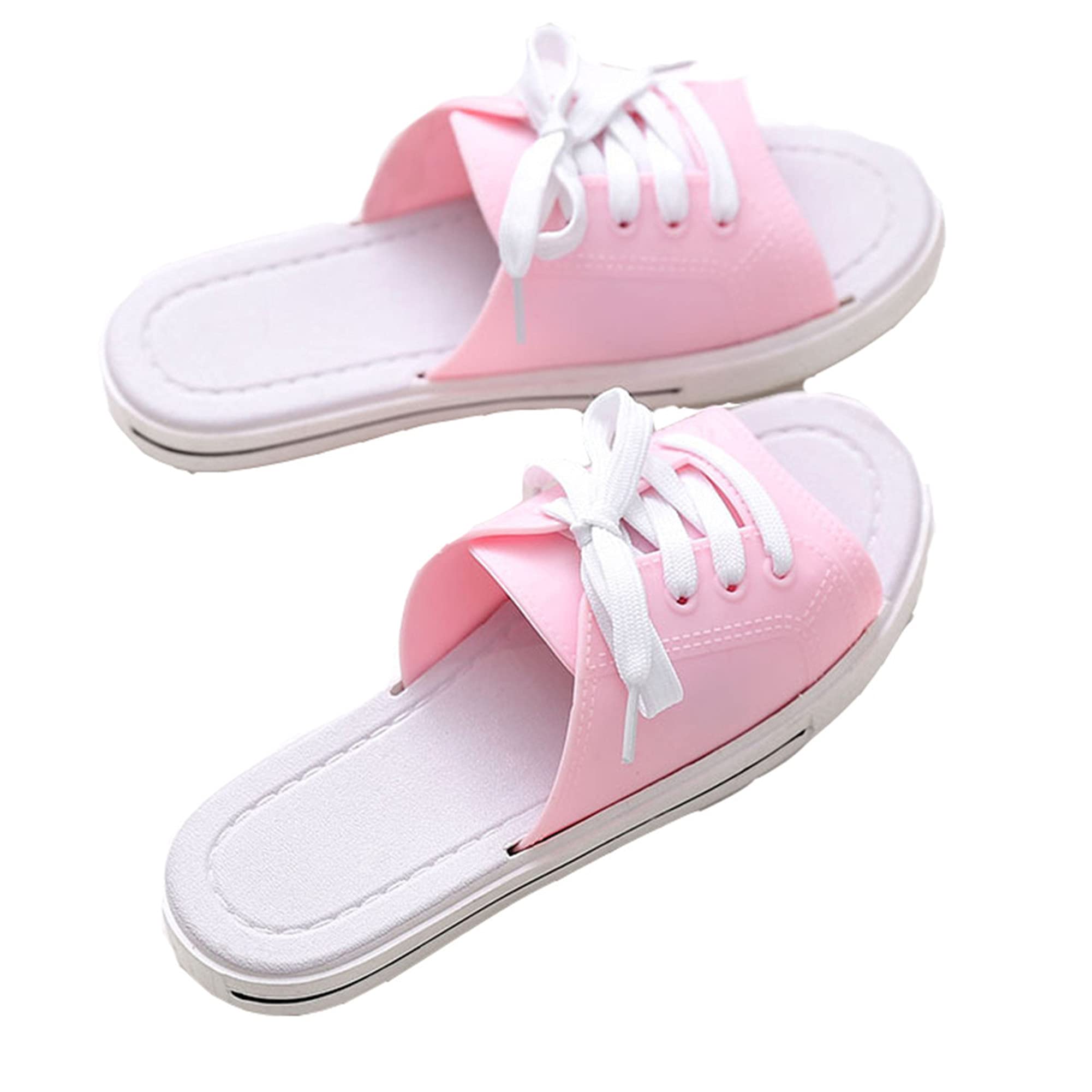 LANFIRE Comfortable Slippers for Women and Men - Soft Bathroom Slides, Non-Slip House Sandals for Indoor and Outdoor Use - Perfect for Home, Spa, and Beach Wear