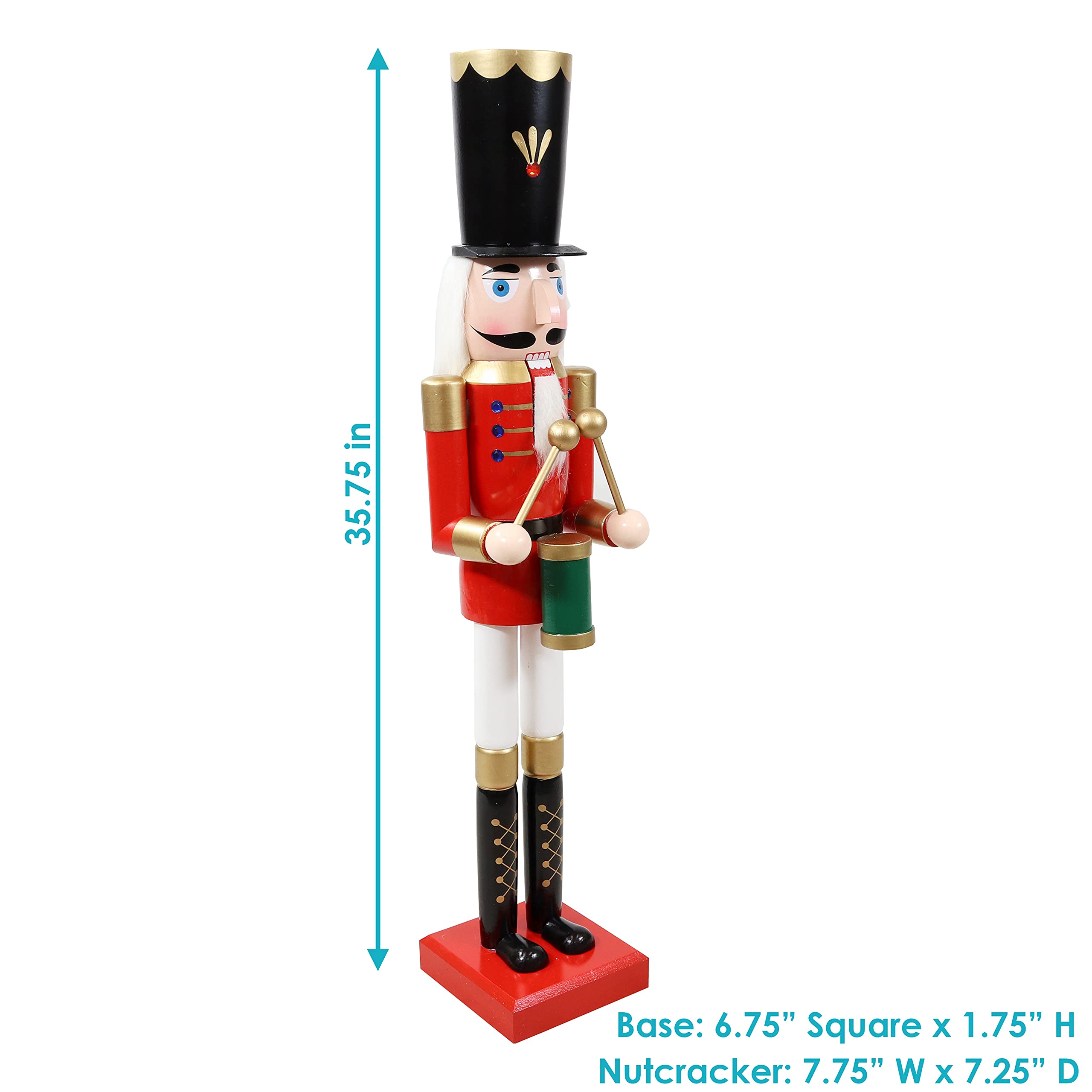Noah Wooden Nutcracker Statue - 35.75