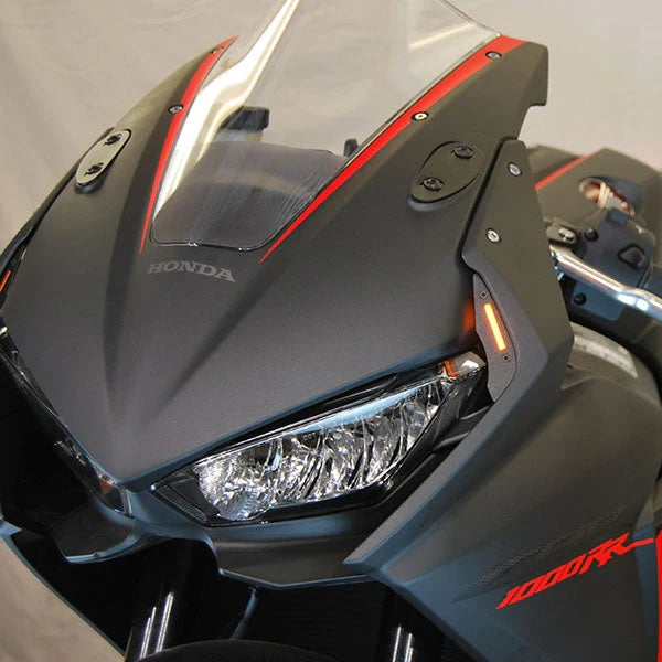 Honda CBR 1000RR Front Turn Signals (2017-Present) - LED Motorcycle Indicators for Enhanced Visibility & Safety - Perfect for Street Racing & Daily Commuting