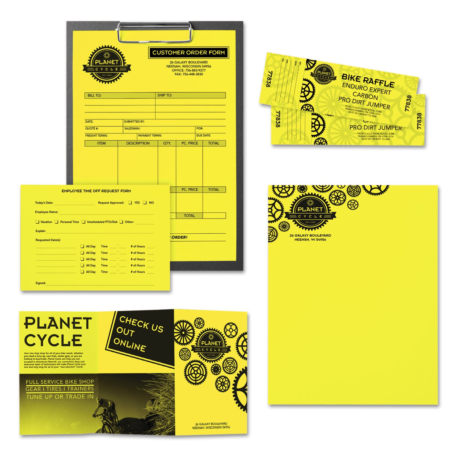 Astrobrights® Vibrant Color Paper - 24 lb Bond Weight, 8.5 x 11 Inches, Lift Off Lemon Yellow, 500 Sheets per Ream | Perfect for Office Documents, School Projects, Flyers & Crafting