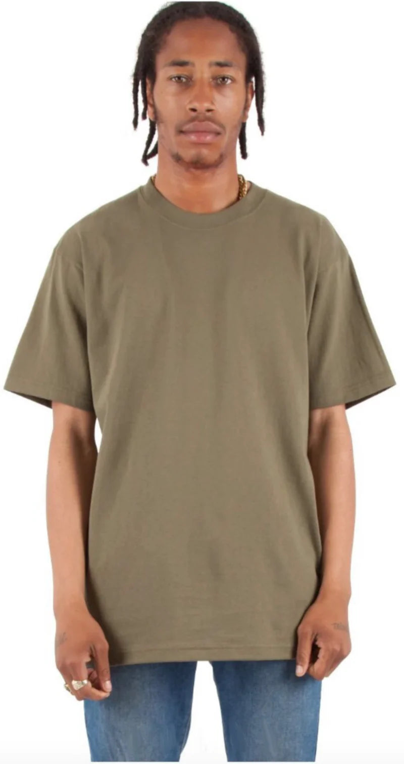 Premium Heavyweight Cotton T-Shirt for Nintendo Switch Fans - Olive Green - Perfect for Gaming, Casual Wear & Everyday Comfort