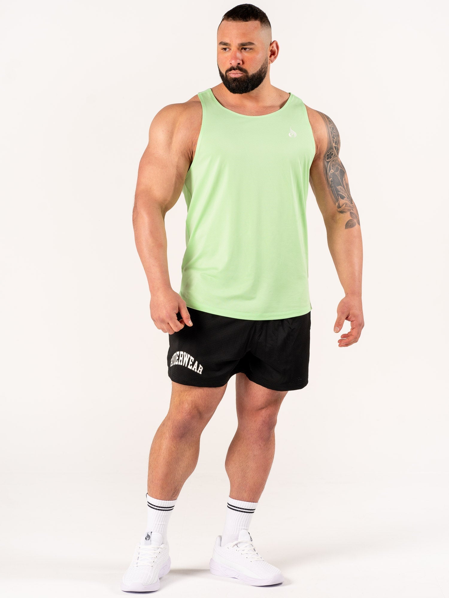 Flex Active Tank - Breathable & Moisture-Wicking Workout Top for Women | Lime Marl Color | Perfect for Yoga, Gym & Running