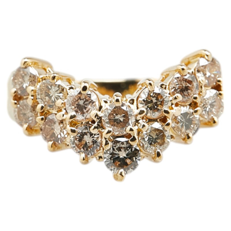 18K Yellow Gold Diamond Ring for Women - Elegant Solitaire Engagement & Wedding Band - Perfect for Proposals, Anniversaries, and Special Occasions