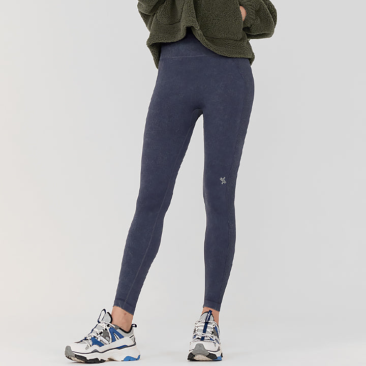 Seamless Denim-Like Leggings for Women - Stretchy High Waist Yoga Pants - Perfect for Workouts, Lounge & Everyday Wear