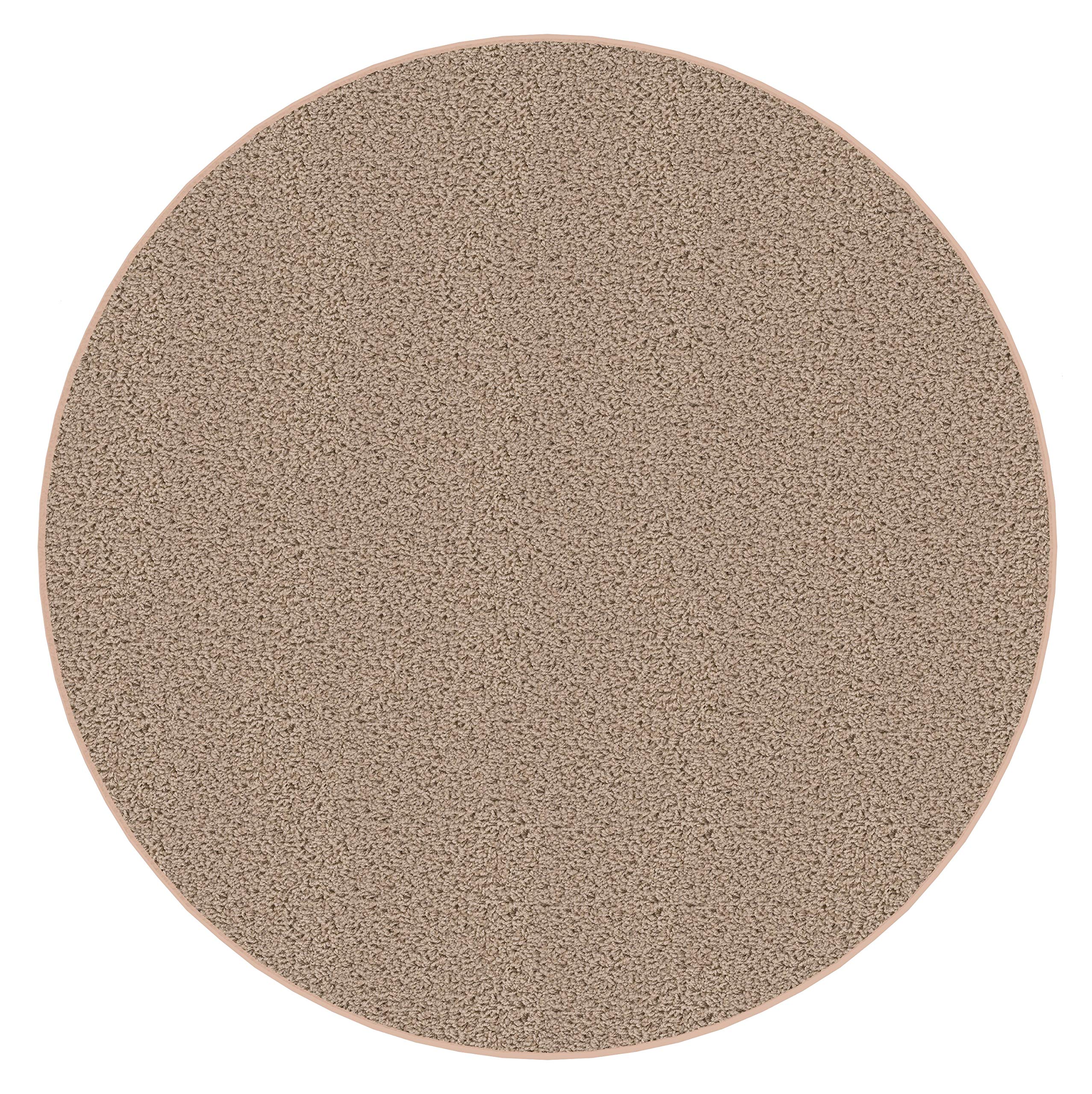 KOECKRITZ 9-Foot Round Taffy Apple Pattern Area Rug - Non-Slip Soft Living Room Carpet for Bedroom, Nursery & Dining Room Decor