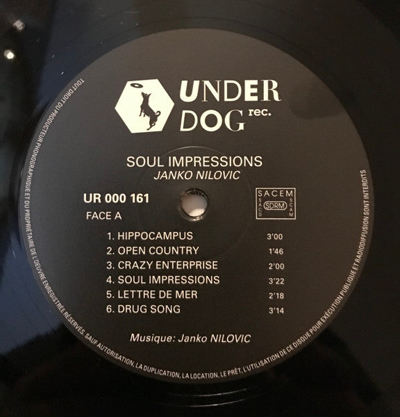 Janko Nilovic - Soul Impressions LP Vinyl Record Album (Reissue, Remastered) Mint Condition - Perfect for Jazz Collectors & Vinyl Enthusiasts