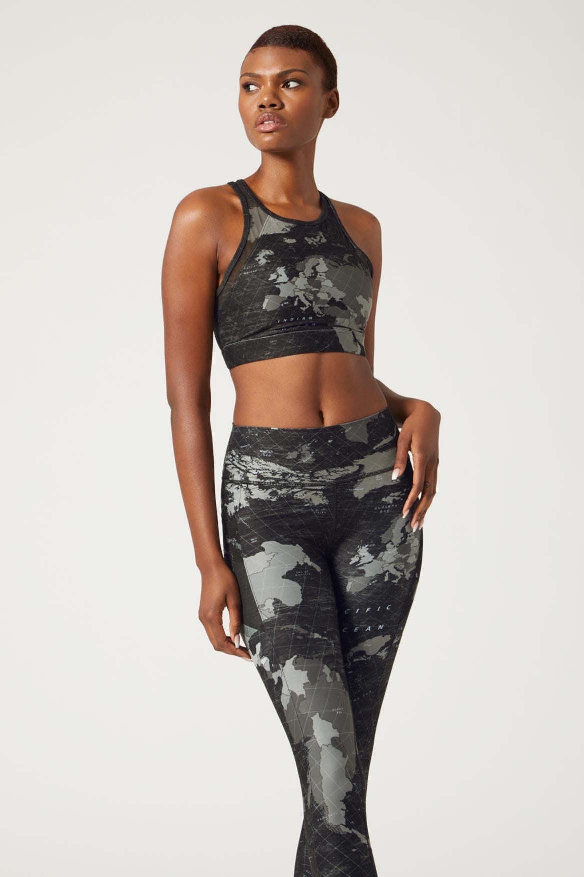 Jia Bra Compass Black - High-Quality Women's Sports Bra for Running, Yoga & Fitness - Comfortable & Supportive Activewear for Workouts & Daily Wear