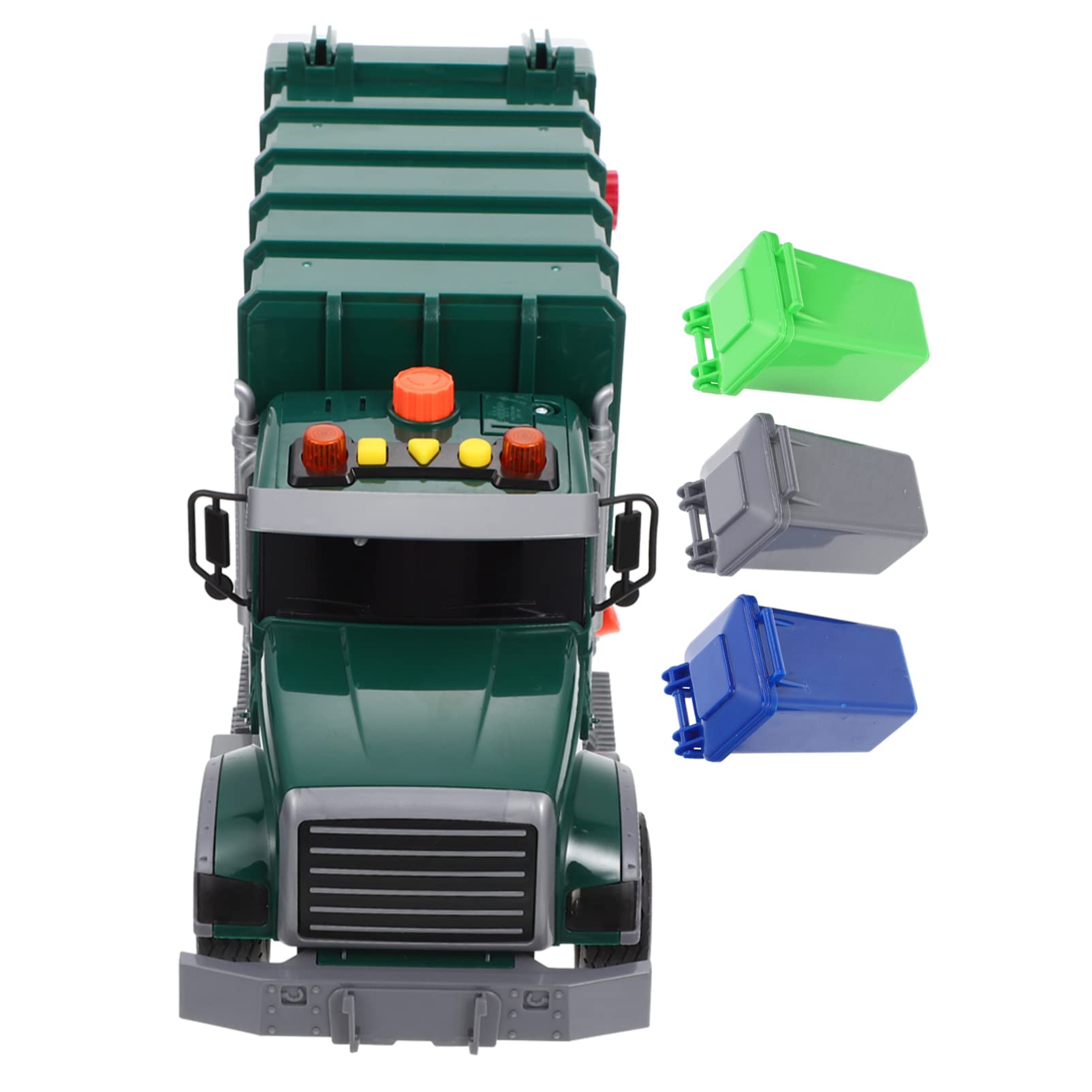 Toyvian Kids Garbage Truck Toy - Educational Recycling & Waste Sorting Vehicle for Children | Pretend Play, Environmental Learning, and Role-Playing Fun