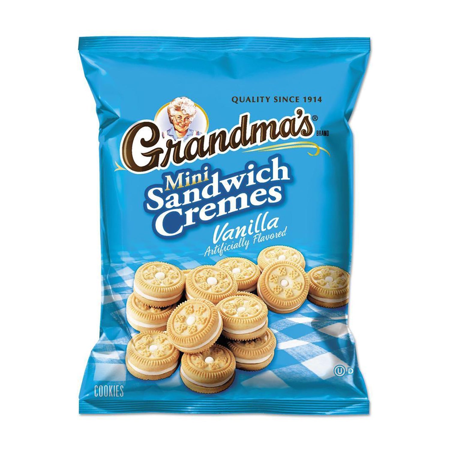 Grandma's Mini Vanilla Cream Cookies | 3.7oz Bag | Sweet Snacks for Tea Time, Office Treats & Gift Giving