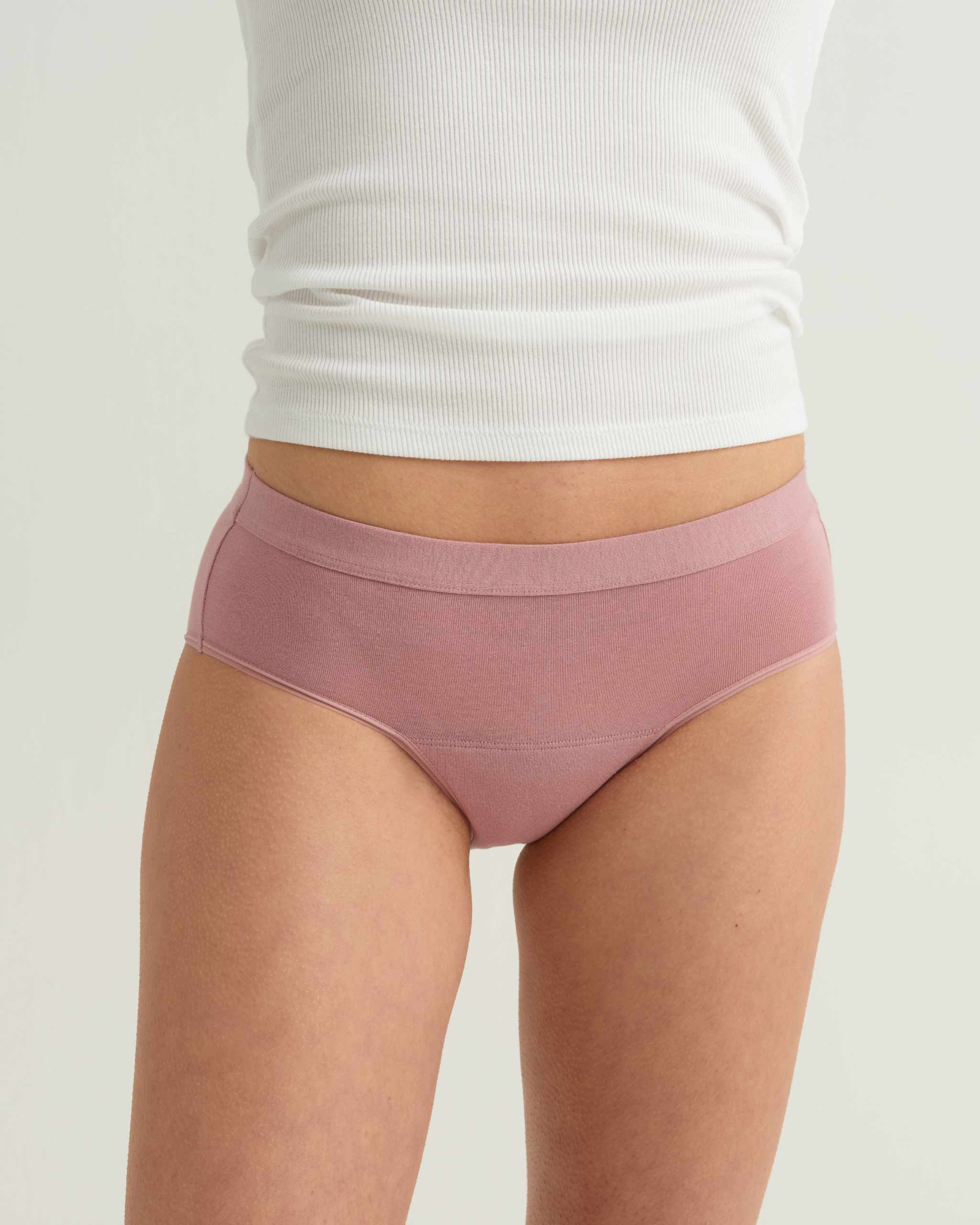Saalt Wear Leakproof Cotton Brief - Super Absorbent Period Underwear for Women - Comfortable & Breathable for Daily Wear, Exercise, and Overnight Protection