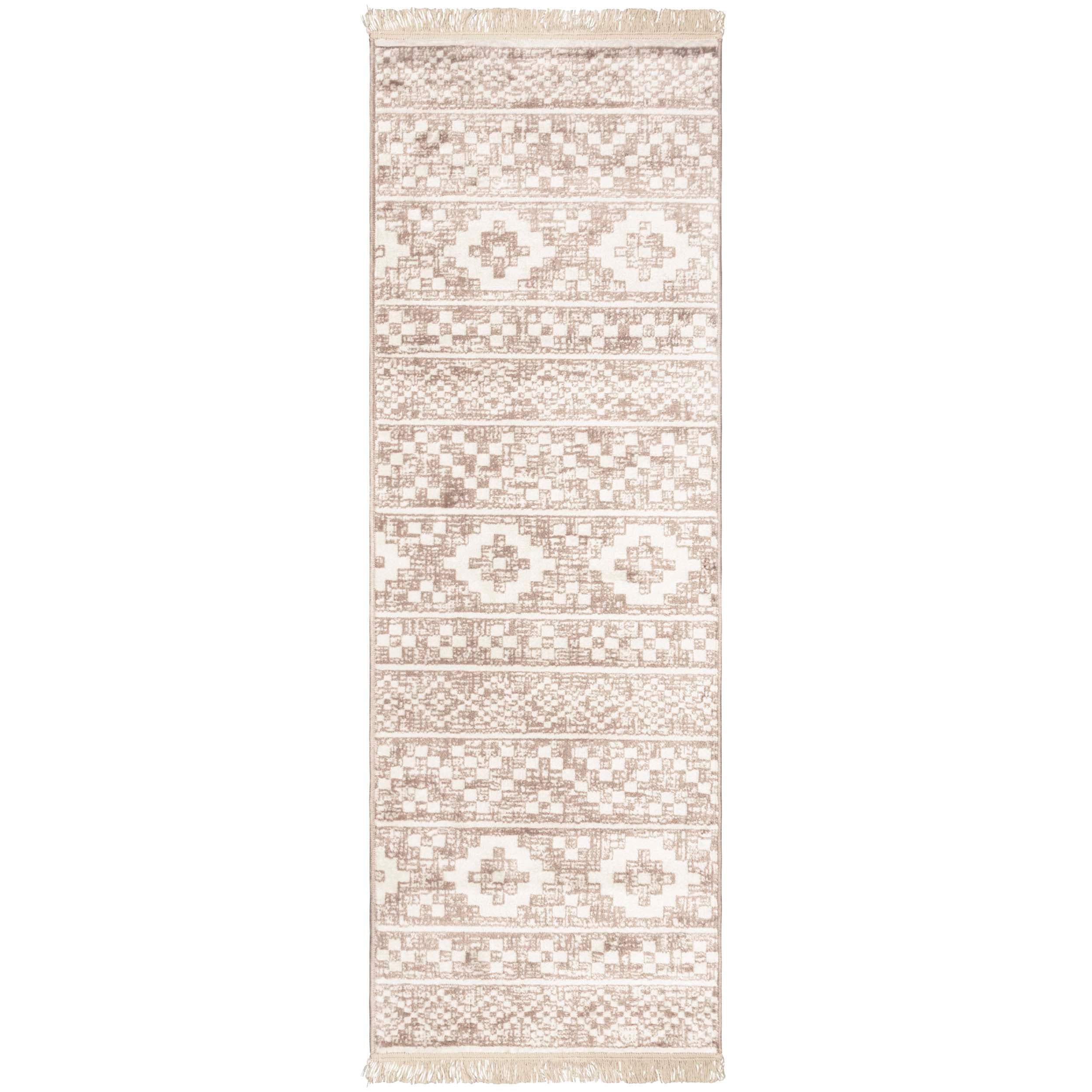 Stylish Geometric Diamond Pattern Indoor Area Rug & Runner - Soft Non-Slip Floor Carpet for Living Room, Bedroom, Hallway | Home Decor & Modern Interior Design