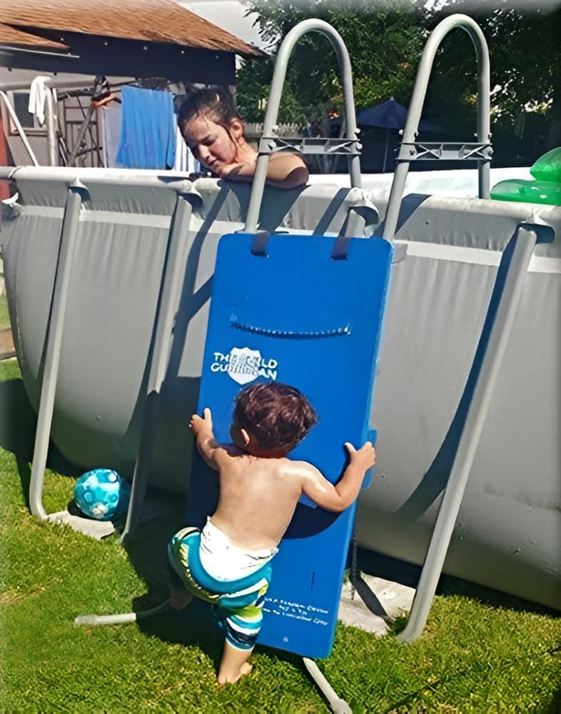 Expert Pool Safety Chain Lock - Child Saver Ladder Guard for Pools, Bunk Beds & RVs | Drowning Prevention Device for Home & Travel Safety
