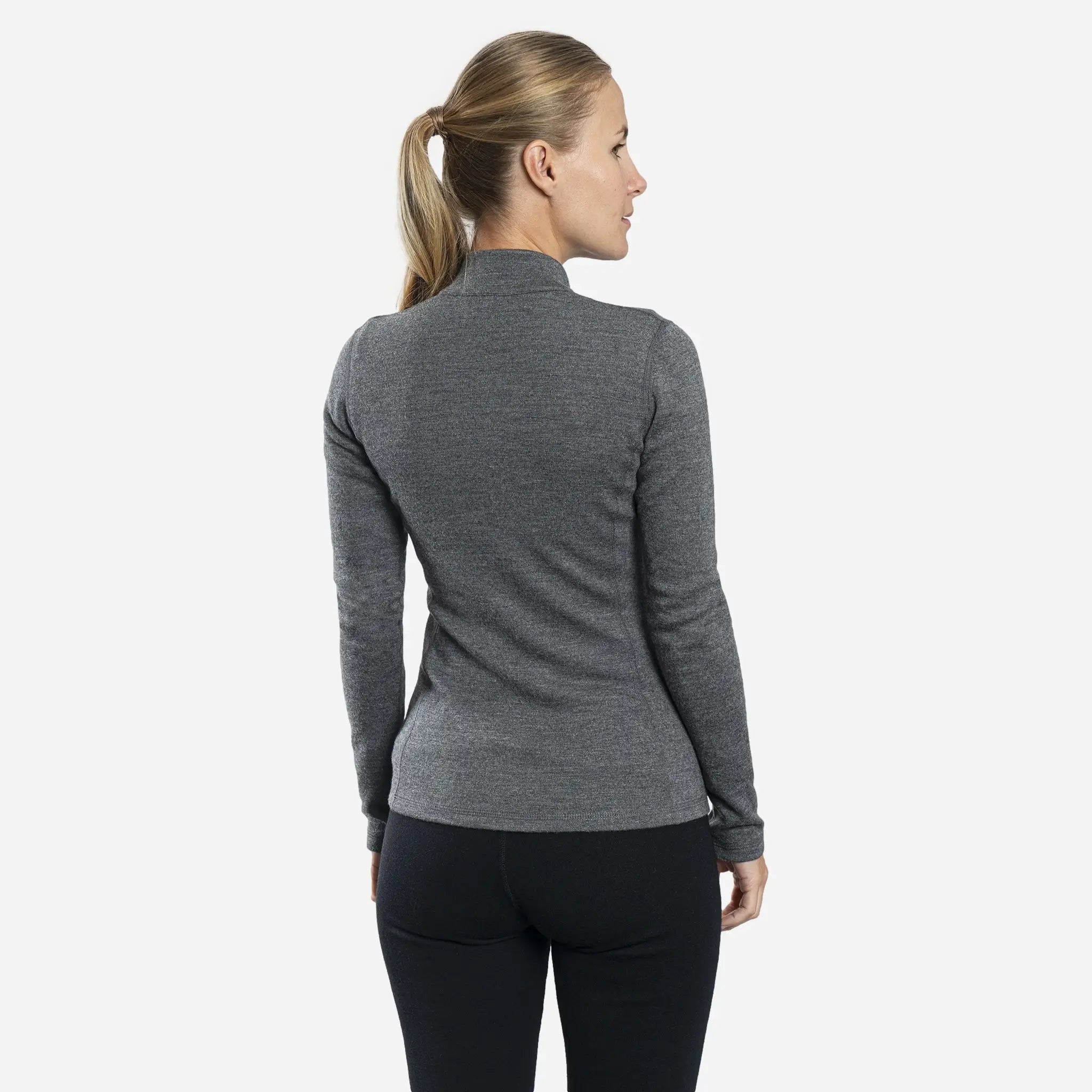 Women's Alpaca Wool Jacket - 420 Midweight Full Zip Fleece Coat for Outdoor Hiking & Winter Travel