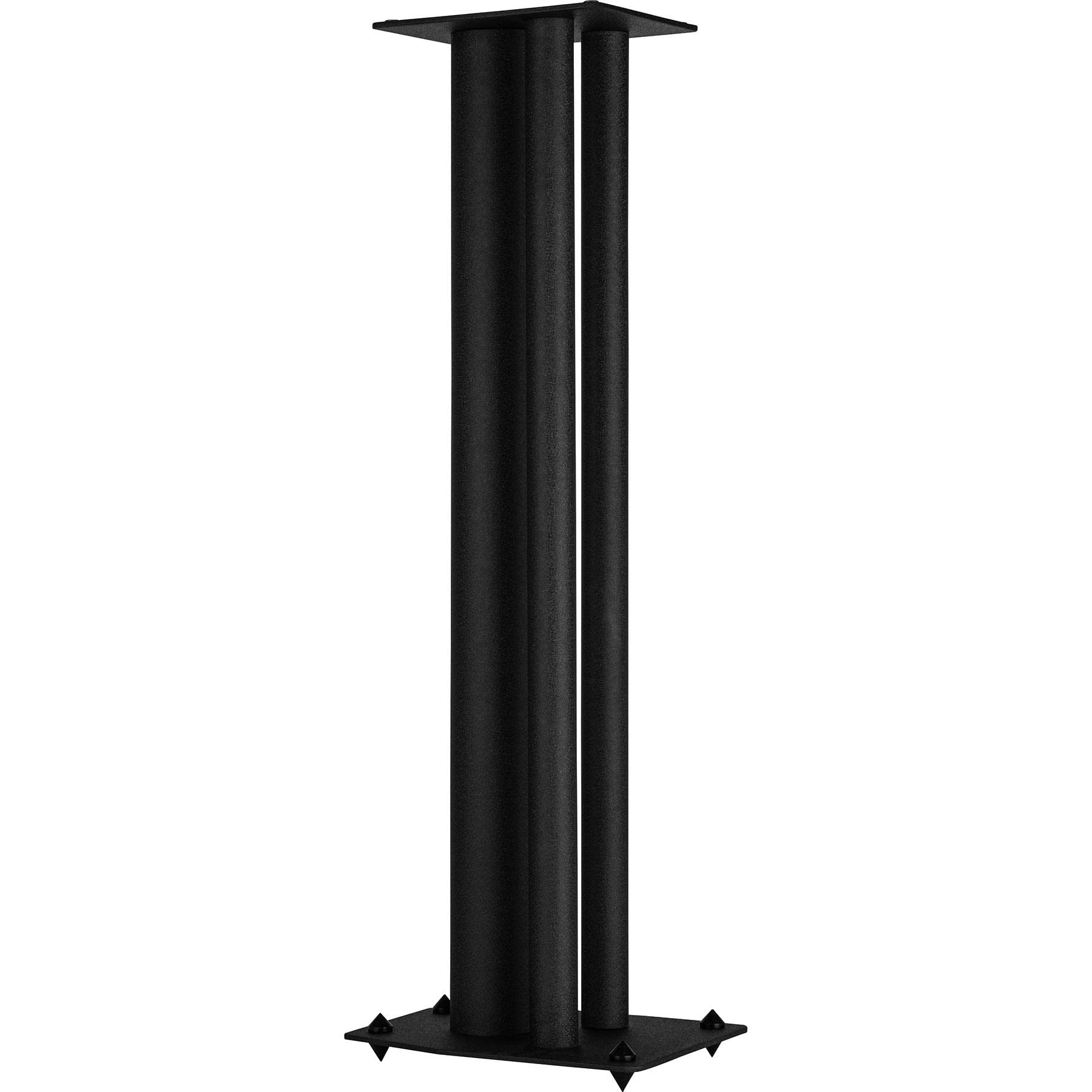 Dayton Audio SSMB32 32-Inch Heavy Duty Speaker Stands Pair with Square Steel Base - Perfect for Home Theater, Studio Monitors & Bookshelf Speakers