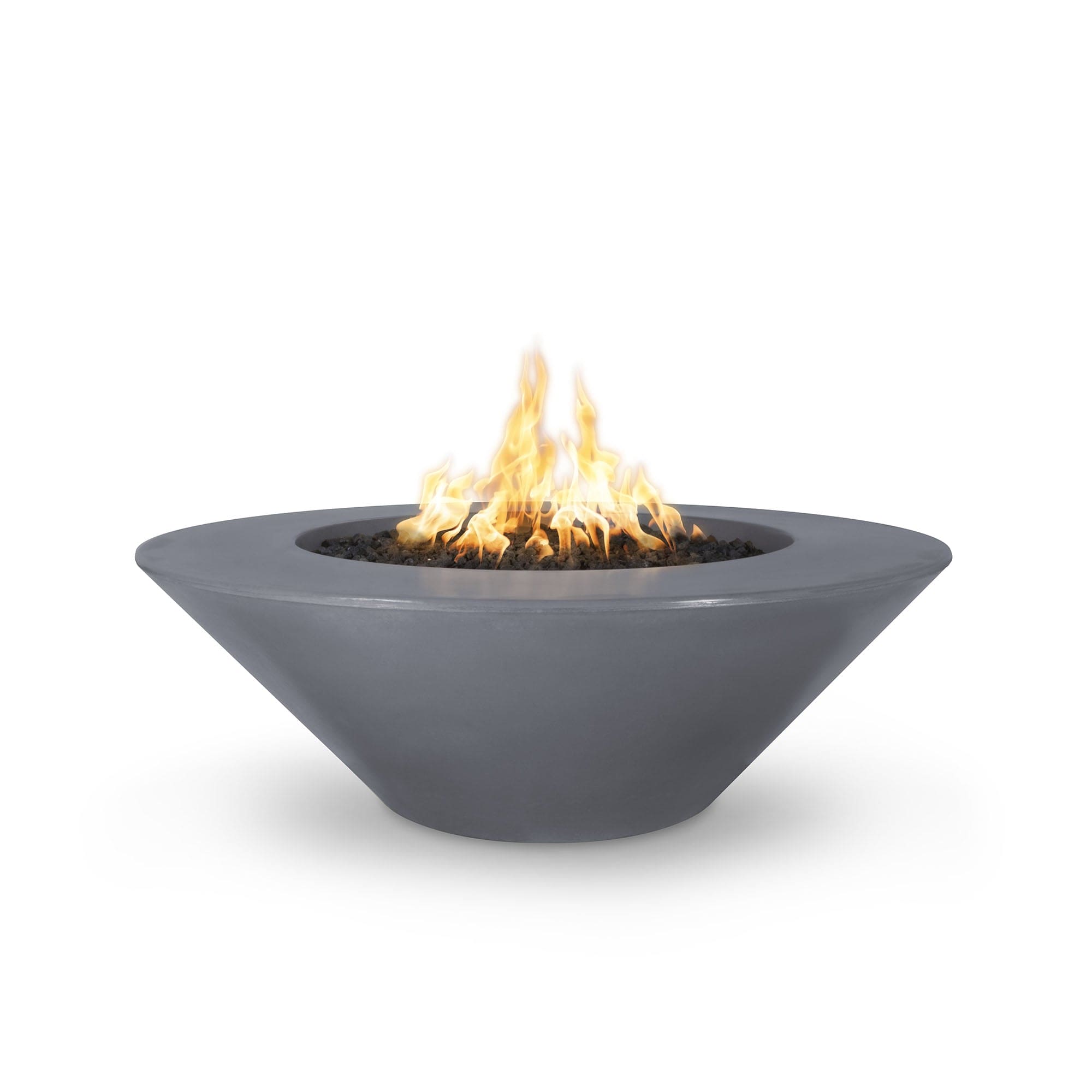 Powder Coated Fire Pit with Wide Ledge - Outdoor Patio & Backyard Fire Pit for Camping, Garden, and Deck - Rust-Resistant & Durable Steel Fire Bowl