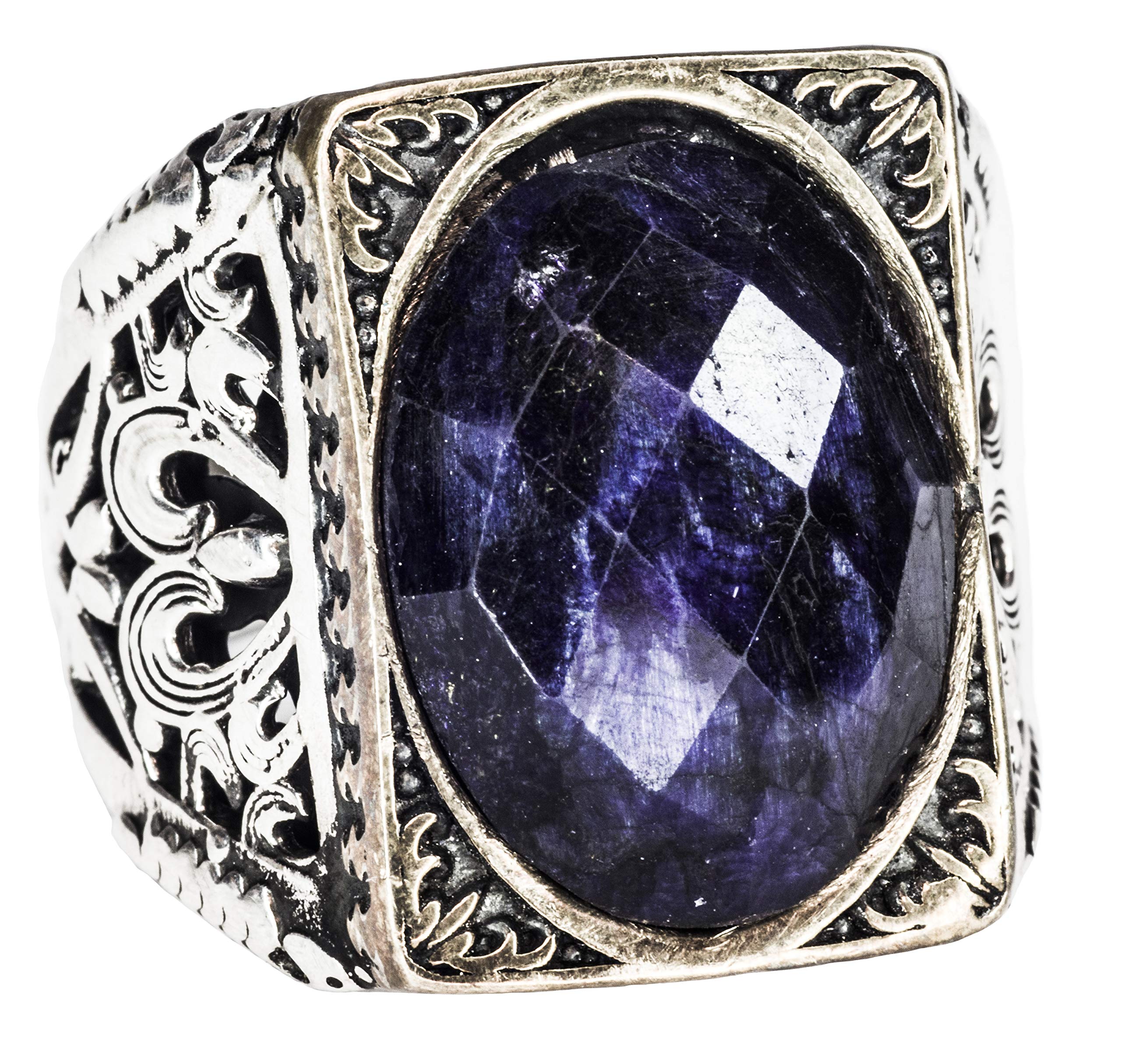 Real Natural Gemstone Ring - 925 Sterling Silver Ring for Women | Elegant Handmade Jewelry for Weddings, Parties & Everyday Wear
