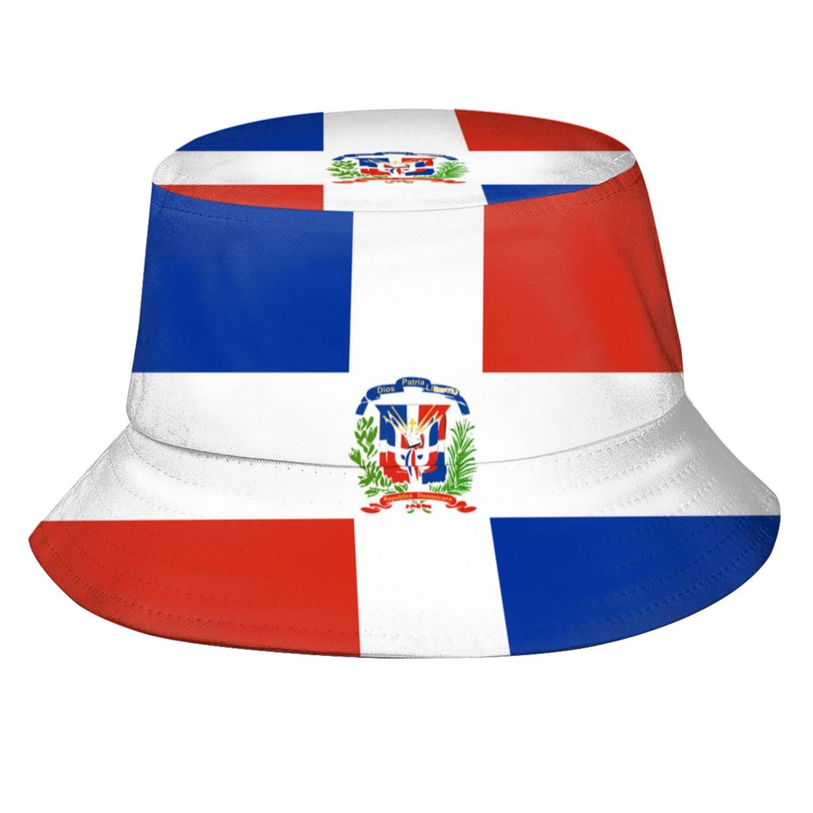 Stylish Packable Flag Bucket Hat - UV Protection Sun Cap for Women & Men | Patriotic Outdoor Fisherman Hat for Beach, Hiking & Summer Festivals
