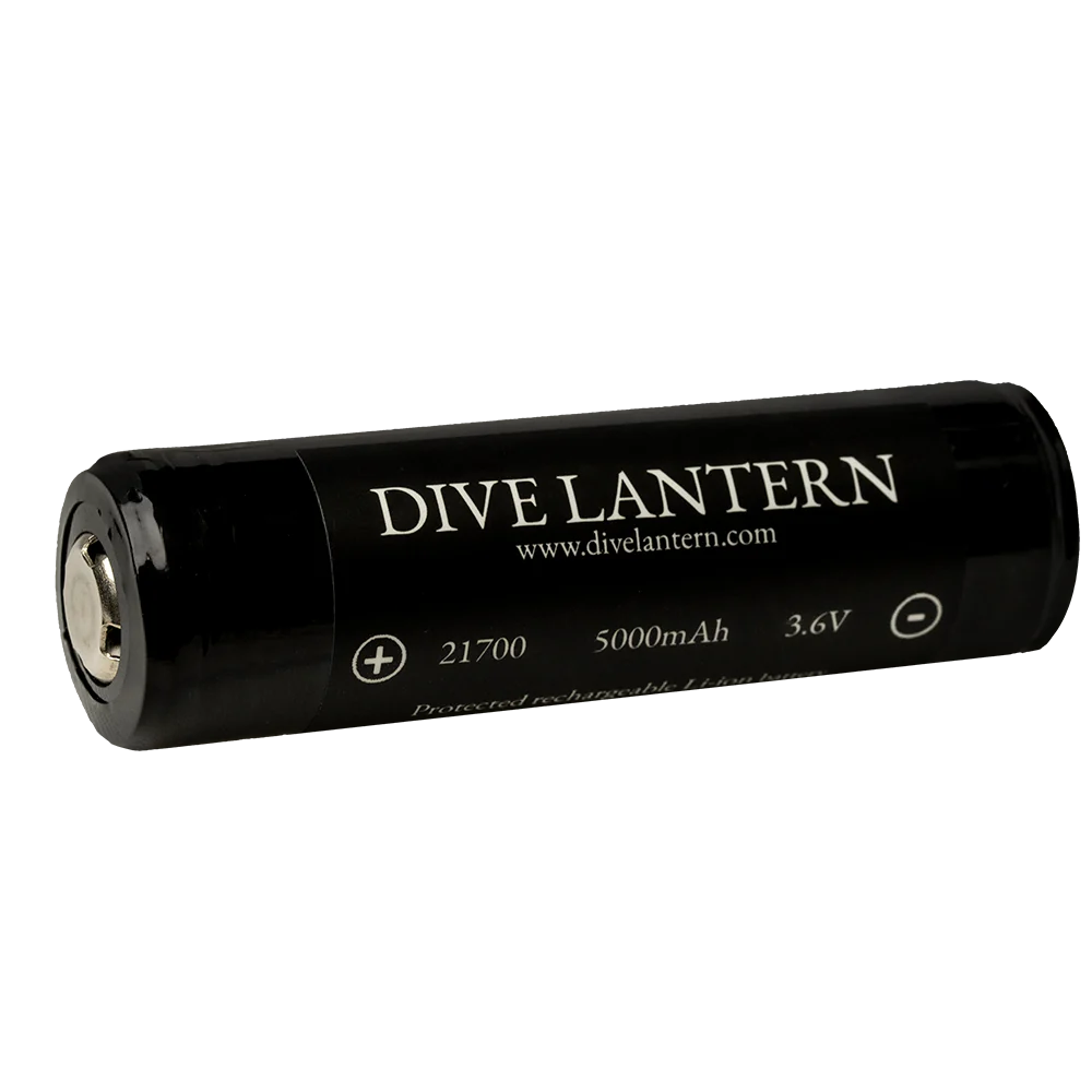 21700 5000mAh 3.6V Rechargeable Dive Light Battery for Scuba Diving Lanterns - Perfect for Underwater Exploration and Night Diving