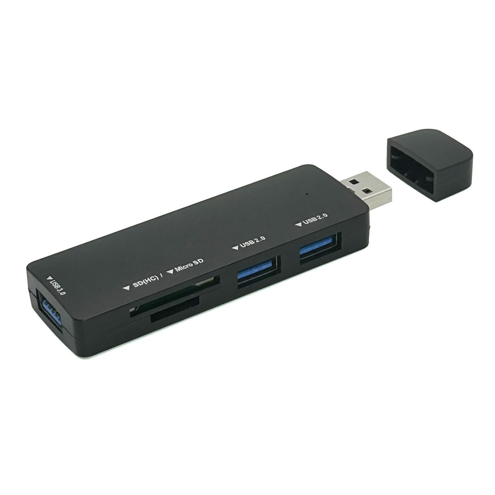 5-in-1 USB C Docking Station with HDMI, 3 USB 3.0 Ports & 2 TF Card Slots - Multi-Port Hub Splitter Expander for Laptop, MacBook, PC - Perfect for Home Office, Gaming & Multi-Screen Setup
