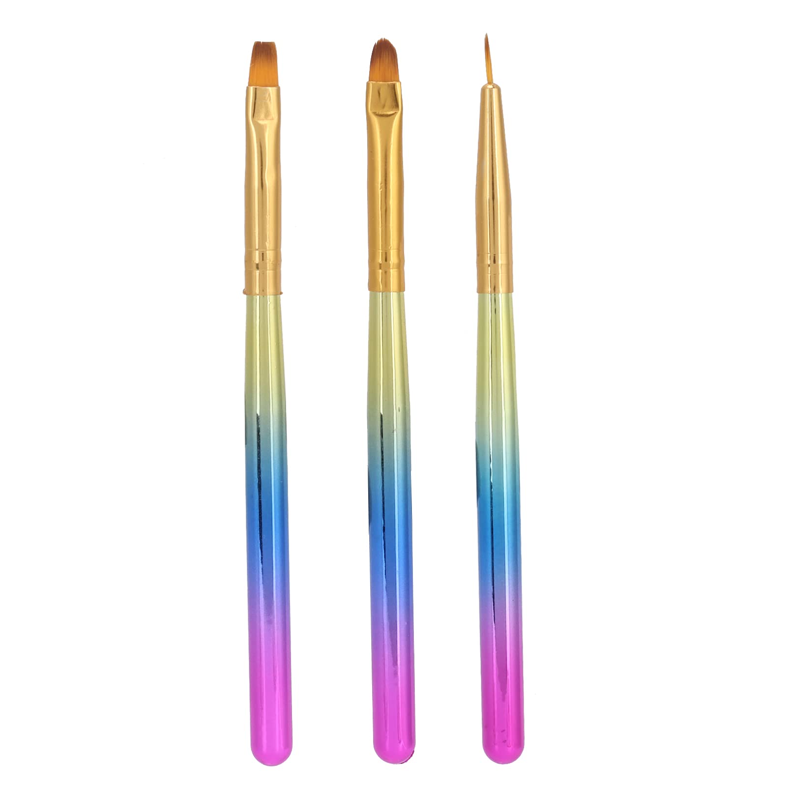 3PCS Nail Art Pens Set - Professional Dotting & Painting Tools for Nail Design, DIY Manicure, Salon Use - Perfect for Beginners and Nail Artists (Home, Party, Salon)