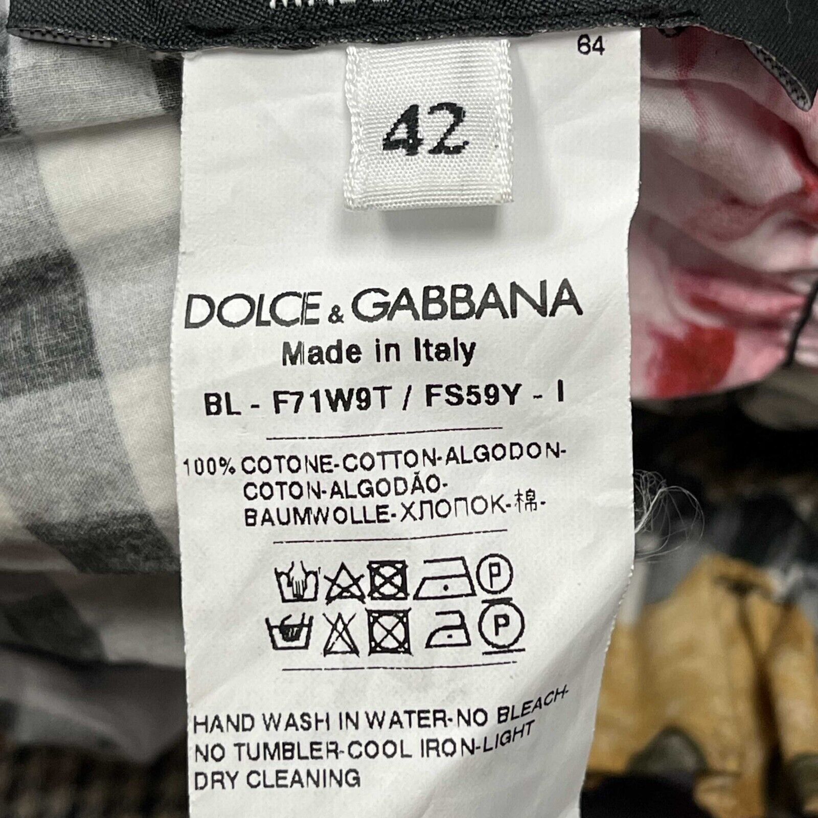 Dolce & Gabbana Women's Off Shoulder Plaid Gingham Print Cotton Cropped Top Size IT 42 (US 6) - Perfect for Summer Outfits, Beach Vacations & Date Nights