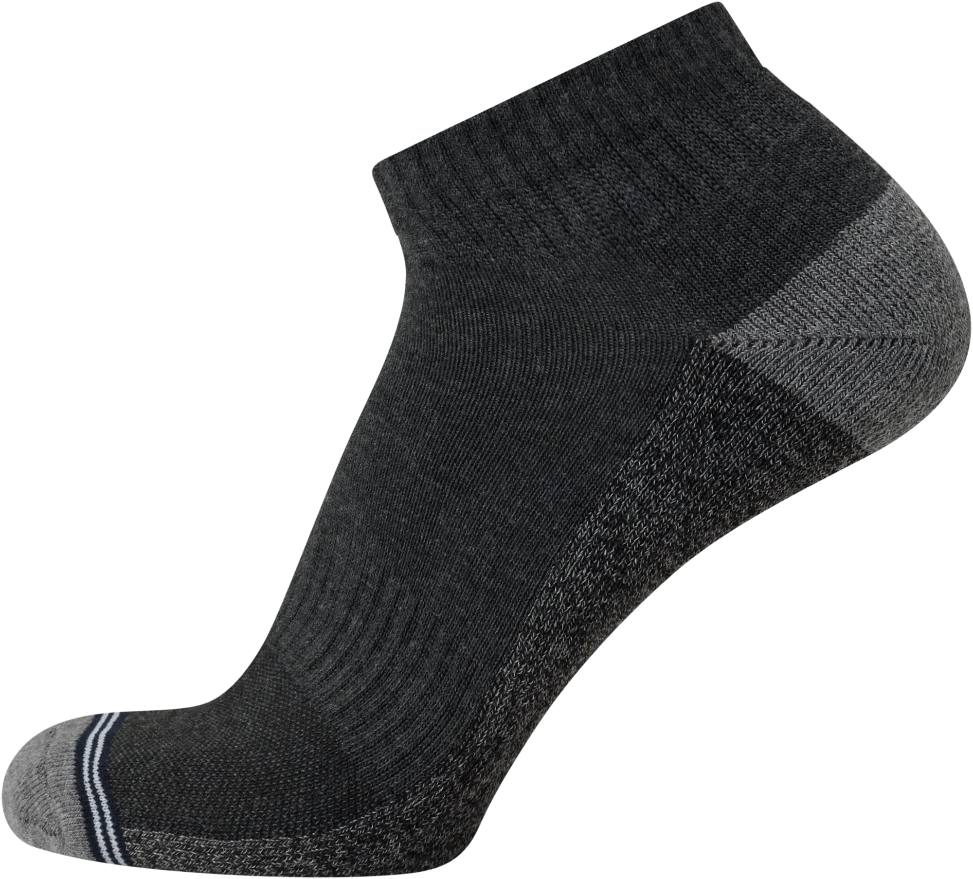 Nautica Men's Quarter Socks - 8 Pack Comfort Cushioned Athletic Ankle Socks for Running, Gym & Casual Wear - Breathable Moisture-Wicking Sports Socks for Men