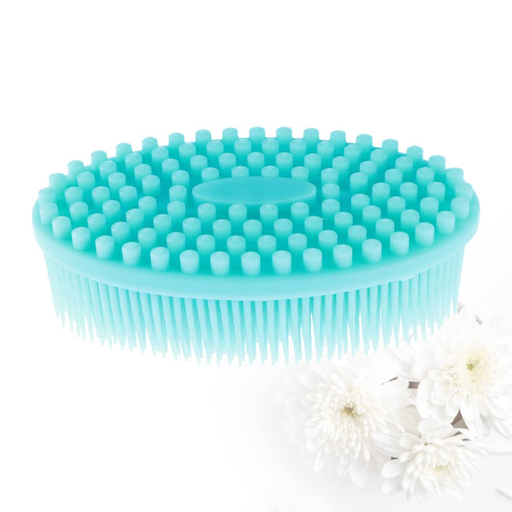 Excluzo Mini Silicone Body Brush - Exfoliating Pad for Skin Care & Massage | Home Spa & Travel Use