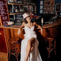 Amie Fedora Hat for Women - Stylish Wide Brim Sun Hat with UPF 50+ Protection - Perfect for Beach, Travel, and Outdoor Activities