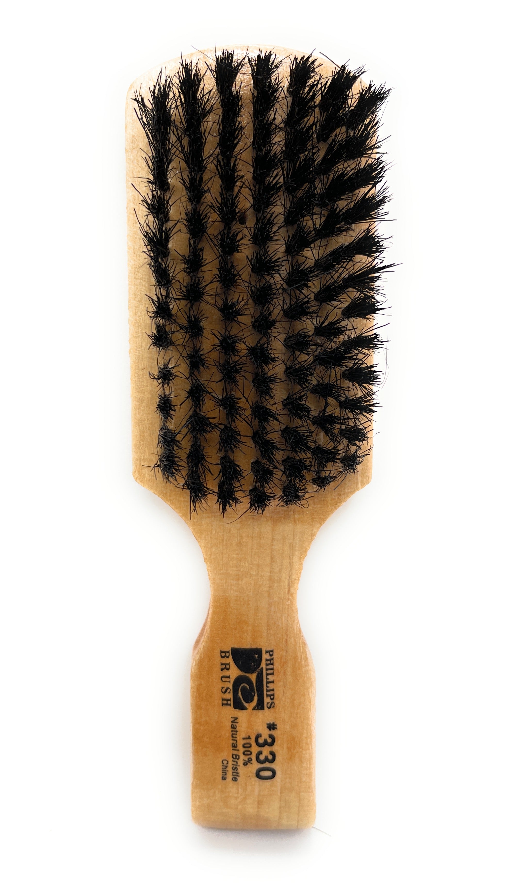 Phillips #330 Club Brush - 100% Pure Bristle, 7-Row Wooden Handle for Professional Painting & Wood Staining | Perfect for DIY Projects, Furniture Refinishing & Home Improvement